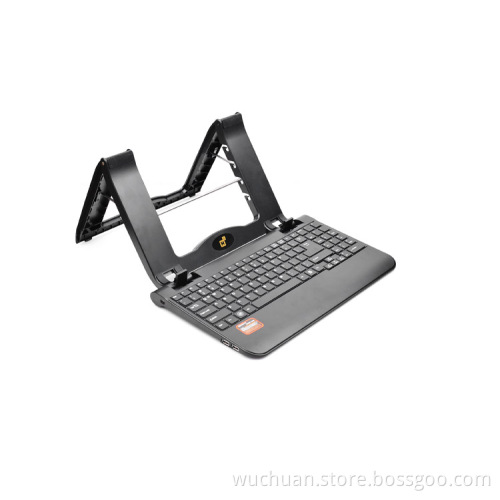 Ergonomic laptop cooling stand with USB Connection and Keyboard , RoHS,CE,FCC